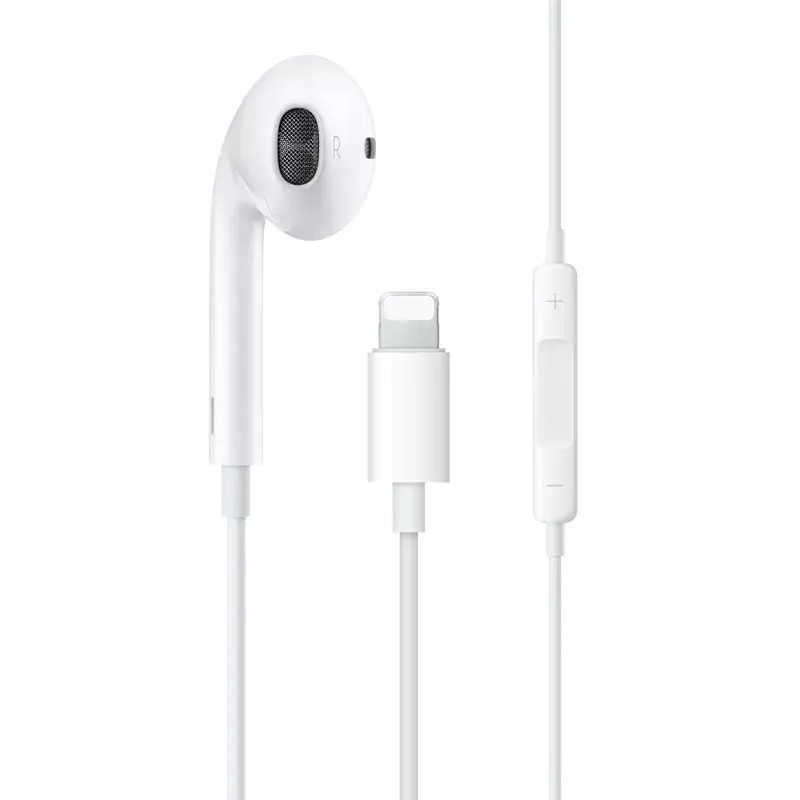 WiWU EB303 Wired Earphone Plug And Play Lightning Earphone Earbuds with Built in Microphone Ergonomic Design Earbuds