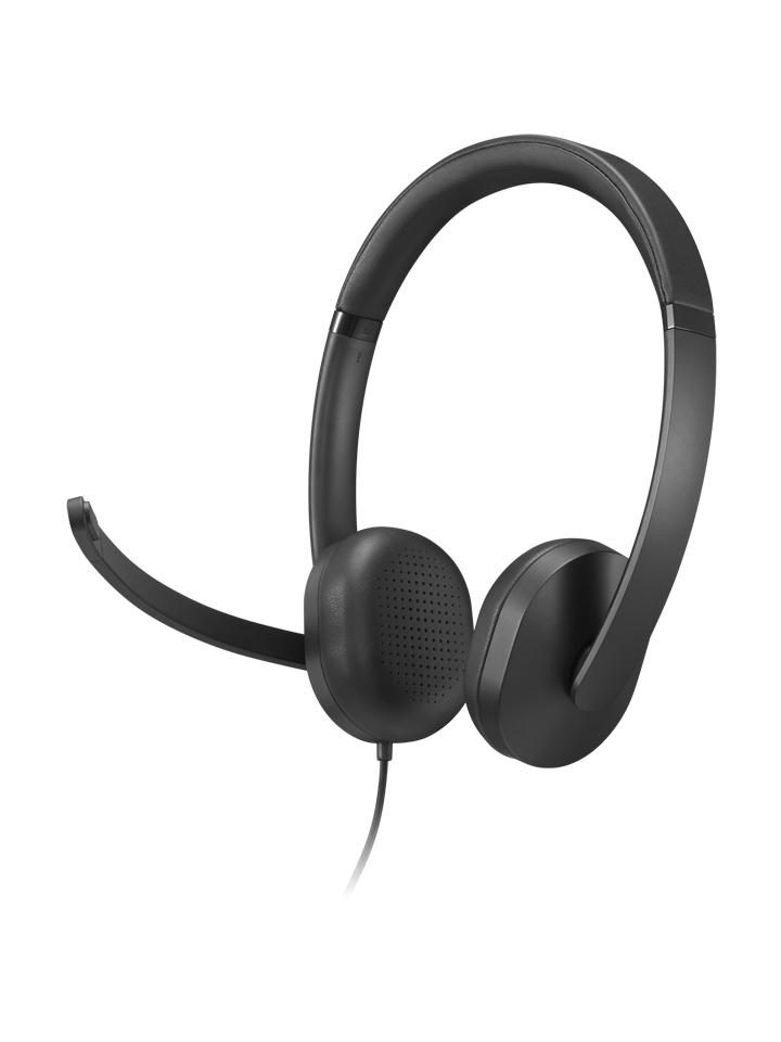 Lenovo VoIP Headset 5000 Wired Head-band Office/Call center USB Type-C Black