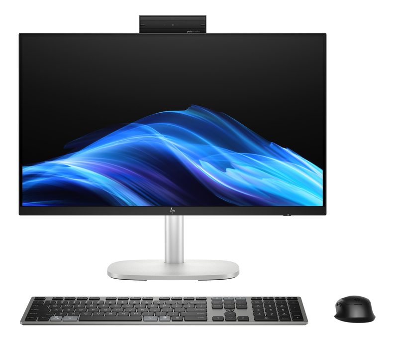 HP EliteStudio 8 G1i AI PC Wolf Pro Security Edition Intel Core Ultra 7 265 60.5 cm (23.8") 1920 x 1080 pixels Touchscreen All-in-One PC 32 GB DDR5-SDRAM 1 TB SSD Windows 11 Pro Wi-Fi 7 (802.11be) Silver