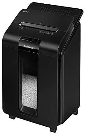 Fellowes AutoMax 100M Auto Feed Shredder, Black, 26.4″ x 15.4″ x 14.6″