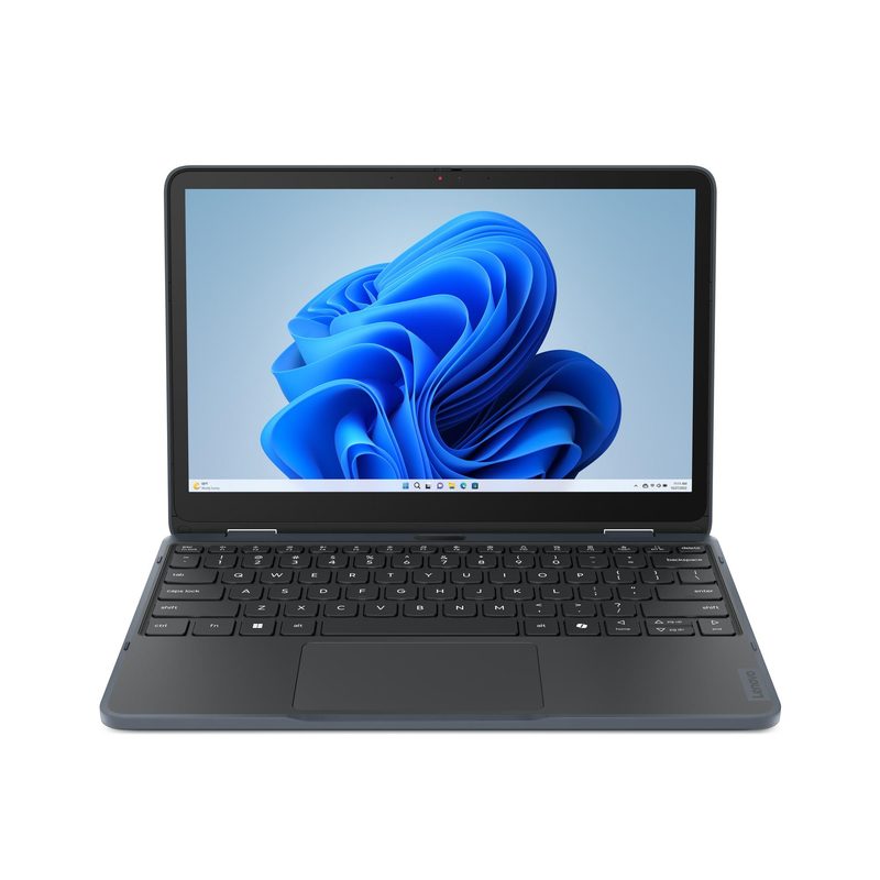 Lenovo 300w 2-in-1 Gen 5 Intel® N N150 Hybrid (2-in-1) 29.5 cm (11.6") Touchscreen HD 4 GB LPDDR5-SDRAM 128 GB UFS Wi-Fi 6E (802.11ax) Windows 11 Pro Grey French