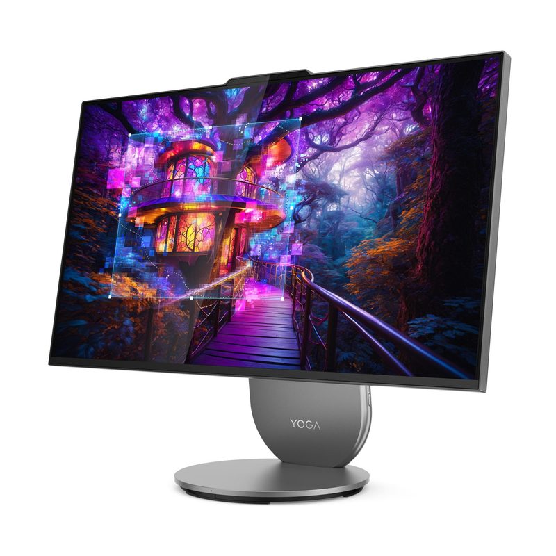 Lenovo Yoga AIO 27IAH10 Intel Core Ultra 7 255H 68.6 cm (27") 2560 x 1440 pixels Touchscreen All-in-One PC 16 GB LPDDR5x-SDRAM 1 TB SSD Windows 11 Home Wi-Fi 7 (802.11be) Grey