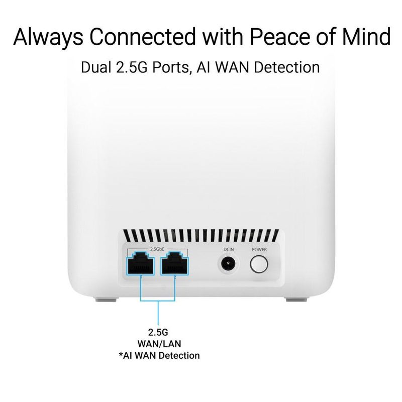 ASUS ZenWiFi BD4 Dual-band (2.4 GHz / 5 GHz) Wi-Fi 7 (802.11be) White 2 Internal