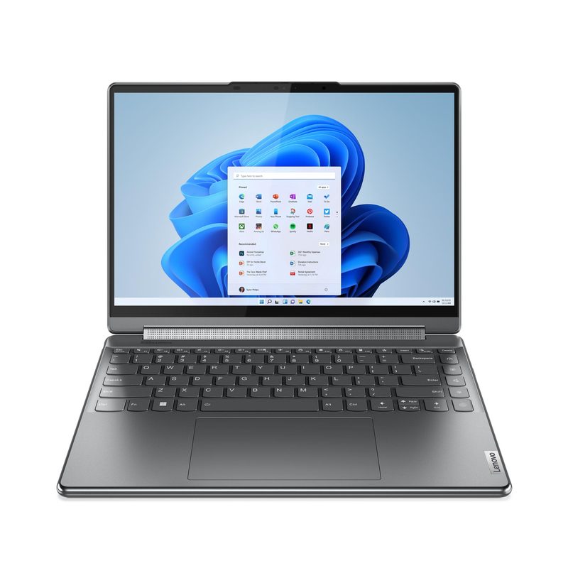 Lenovo Yoga 9 14IAP7 Intel® Core™ i7 i7-1260P Hybrid (2-in-1) 35.6 cm (14") Touchscreen WQUXGA 16 GB LPDDR5-SDRAM 1 TB SSD Wi-Fi 6E (802.11ax) Windows 11 Home Grey