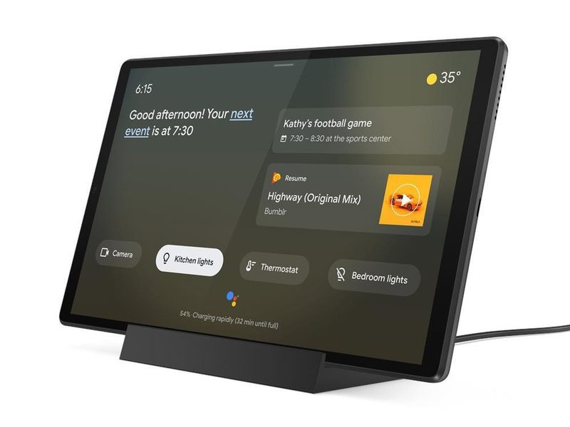 Lenovo Smart Tab M10 FHD Plus (2nd Gen) with Google Assistant 4G 128 GB 26.2 cm (10.3") 4 GB Wi-Fi 5 (802.11ac) Grey
