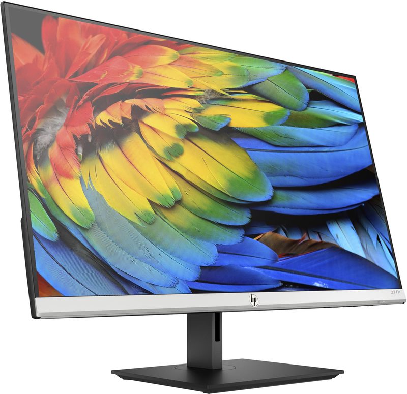 HP 27fh computer monitor 68.6 cm (27") 1920 x 1080 pixels Full HD LCD Black, Silver