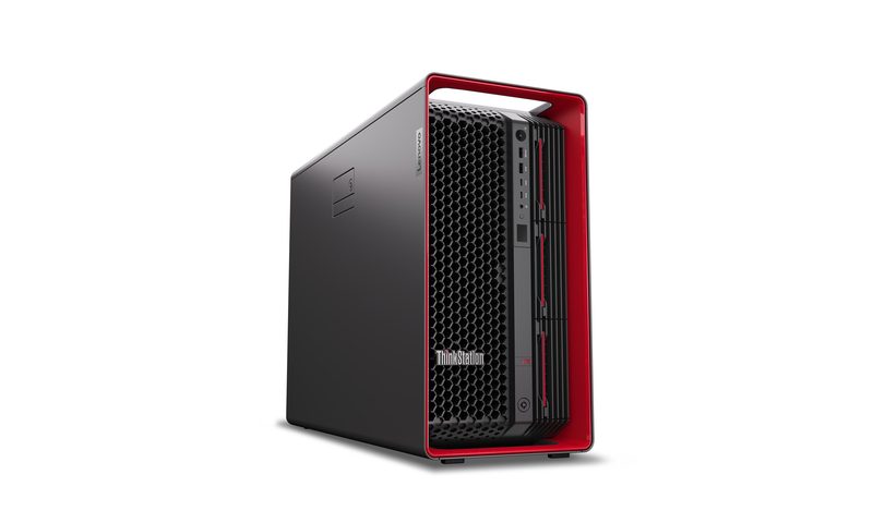 Lenovo ThinkStation PX Intel® Xeon® Gold 5416S 512 GB DDR5-SDRAM 8 TB SSD NVIDIA T400 Ubuntu Linux Tower Workstation Red, Black