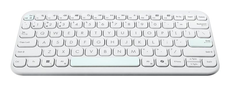 ASUS Marshmallow KW100 keyboard Home Bluetooth QWERTZ German White