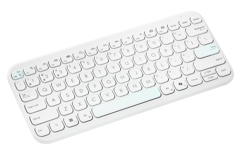 ASUS Marshmallow KW100 keyboard Home Bluetooth QWERTZ German White