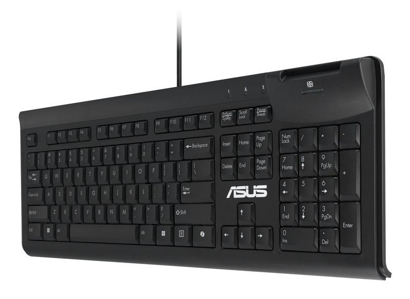 ASUS Smart Card KU100 keyboard Home/Office USB Black