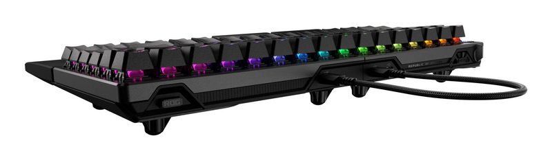 ASUS ROG Falcata keyboard Gaming USB + RF Wireless + Bluetooth QWERTY Black