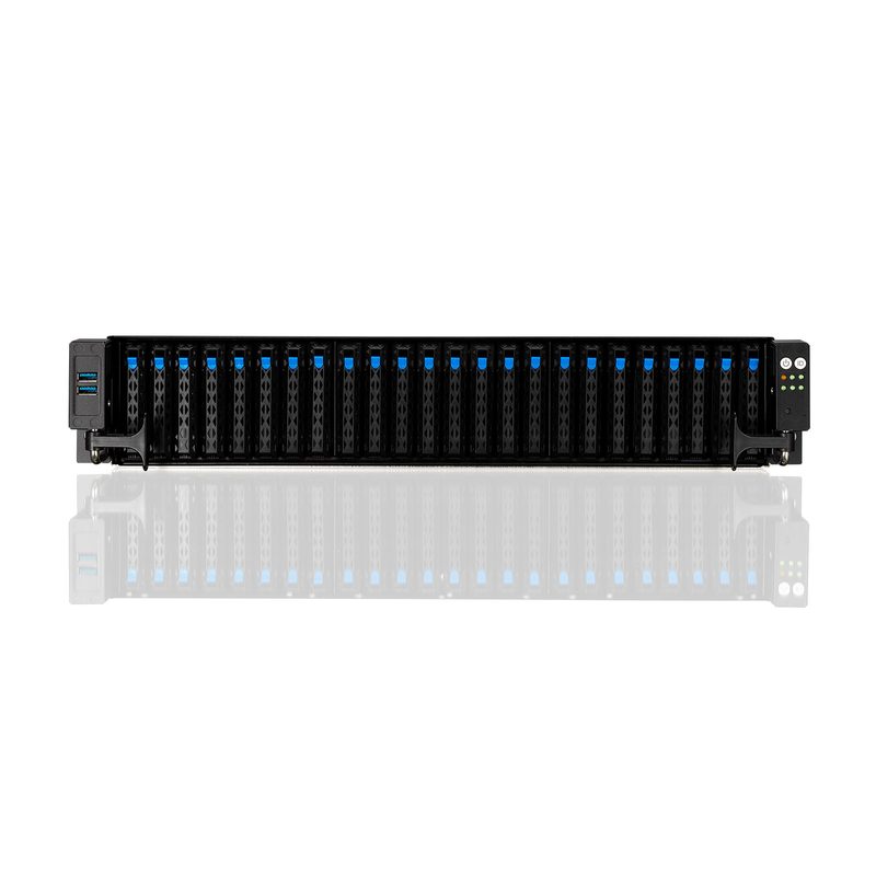 ASUS RS720A-E11-RS24U Socket SP3 Rack (2U) Silver, Black
