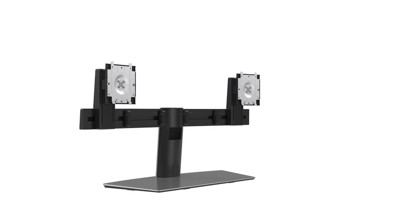 DELL Dual Monitor Stand 68.6 cm (27") Desk Aluminium, Black