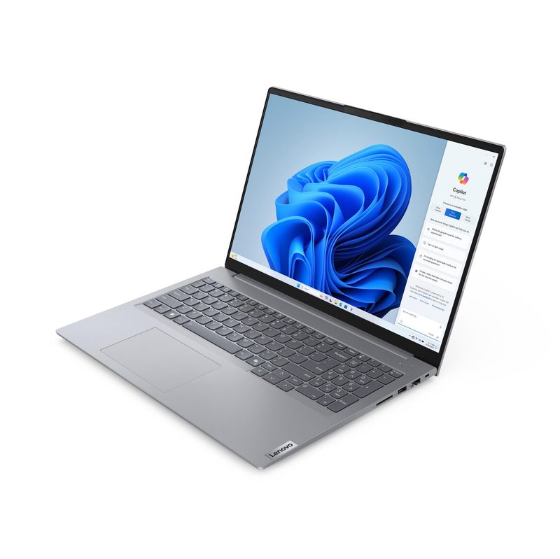 Lenovo ThinkBook 16 G7 ARP AMD Ryzen™ 5 7533HS Laptop 40.6 cm (16") WUXGA 16 GB DDR5-SDRAM 512 GB SSD Wi-Fi 6E (802.11ax) Windows 11 Pro Grey Belgian