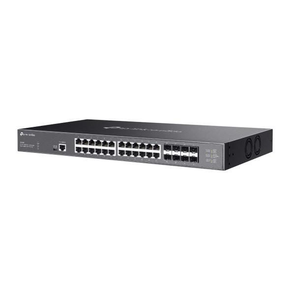 TP-Link Omada 24-Port 10GBASE-T L2+ Managed Switch with 8 10GE SFP+ Slots