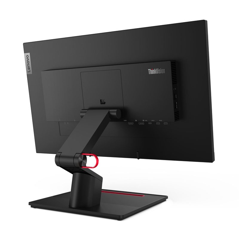 Lenovo ThinkVision T24t-20 computer monitor 60.5 cm (23.8") 1920 x 1080 pixels Full HD LED Touchscreen Black