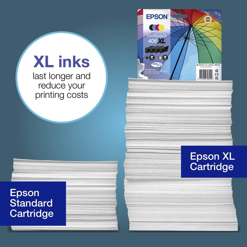 Epson Multipack 4-colour 406 Umbrella DURABrite Ultra Ink