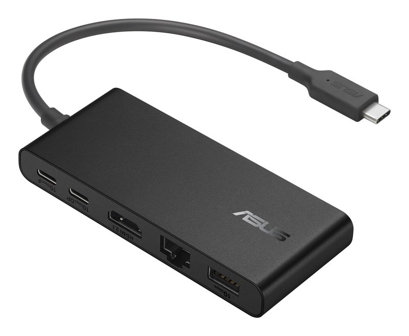 ASUS Dual 4K USB-C Dock DC201 Wired USB 3.2 Gen 2 (3.1 Gen 2) Type-C Black