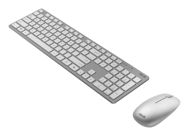 ASUS W5000 keyboard Mouse included Office RF Wireless White