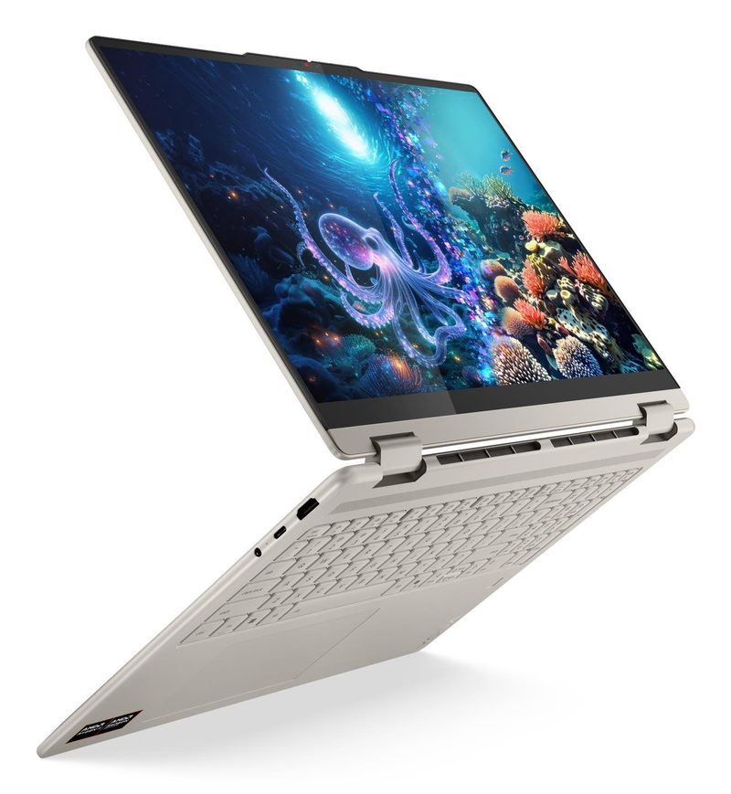 Lenovo Yoga 7 2-in-1 16AKP10 Copilot+ PC AMD Ryzen™ AI 7 350 Hybrid (2-in-1) 40.6 cm (16") Touchscreen WUXGA 16 GB LPDDR5x-SDRAM 1 TB SSD Wi-Fi 7 (802.11be) Windows 11 Home English