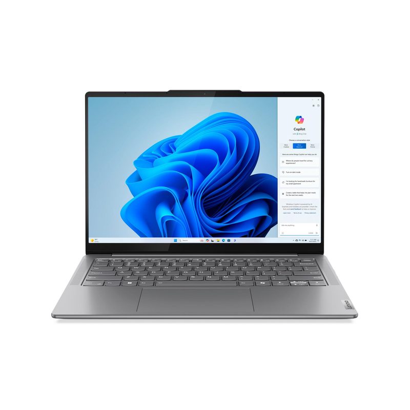 Lenovo Yoga Slim 7 14IMH9 Intel Core Ultra 7 155H Laptop 35.6 cm (14") WUXGA 16 GB LPDDR5-SDRAM 512 GB SSD Wi-Fi 6E (802.11ax) Windows 11 Home Grey Belgian