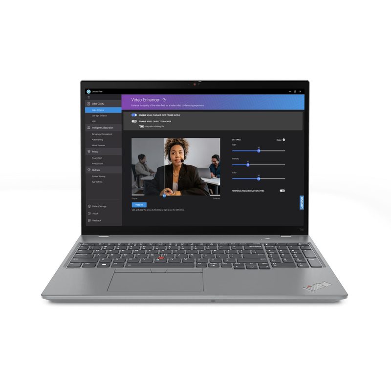 Lenovo ThinkPad T16 Gen 2 (Intel) Intel® Core™ i5 i5-1345U Laptop 40.6 cm (16") Touchscreen WUXGA 16 GB DDR5-SDRAM 512 GB SSD Wi-Fi 6E (802.11ax) Windows 11 Pro Grey French