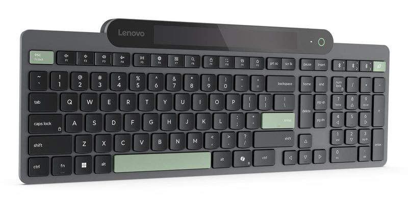 Lenovo 4Y41R69490 keyboard Home/Office Bluetooth German Black, Green