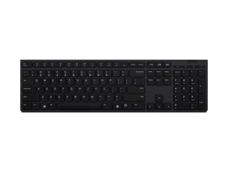 Lenovo 4Y41K04040 keyboard RF Wireless + Bluetooth Danish Grey
