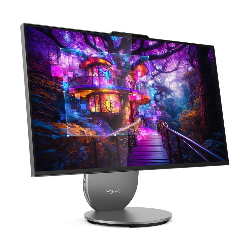 Lenovo Yoga AIO 27IAH10 Intel Core Ultra 7 255H 68.6 cm (27") 2560 x 1440 pixels Touchscreen All-in-One PC 16 GB LPDDR5x-SDRAM 1 TB SSD Windows 11 Home Wi-Fi 7 (802.11be) Grey
