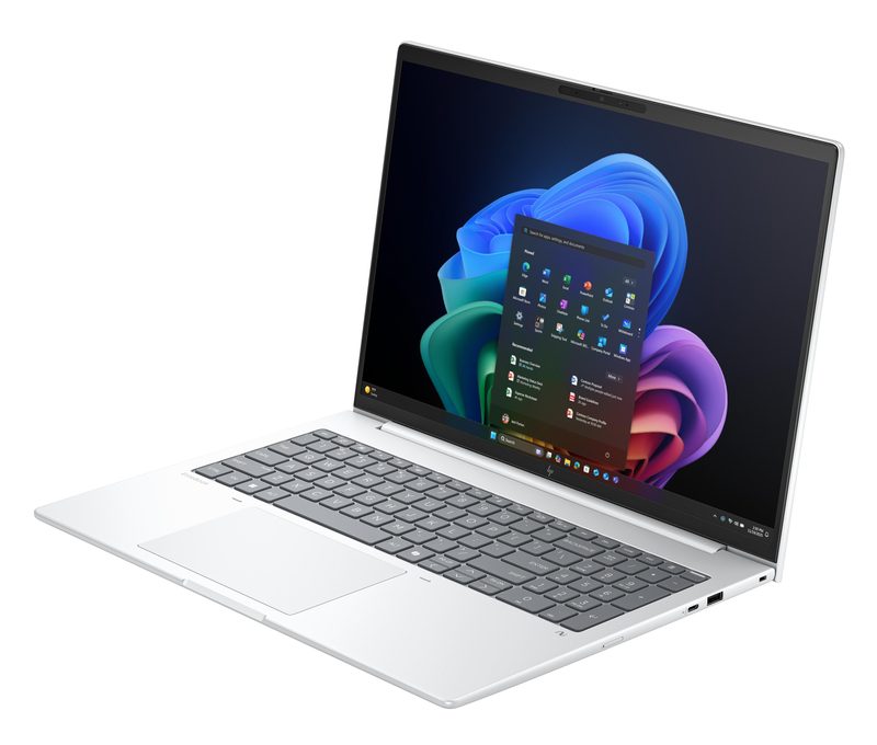 HP EliteBook 8 G1a Next Gen AI PC Copilot+ PC AMD Ryzen AI 5 PRO 340 Laptop 40.6 cm (16") WUXGA 32 GB DDR5-SDRAM 512 GB SSD Wi-Fi 7 (802.11be) Windows 11 Pro Silver