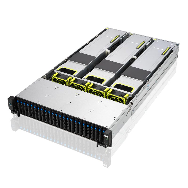 ASUS RS720-E11-RS24U Intel C741 Rack (2U) Black, Silver