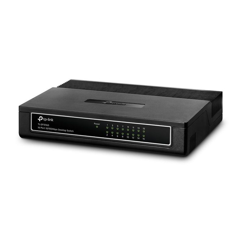TP-Link TL-SF1016D Fast Ethernet (10/100) Black