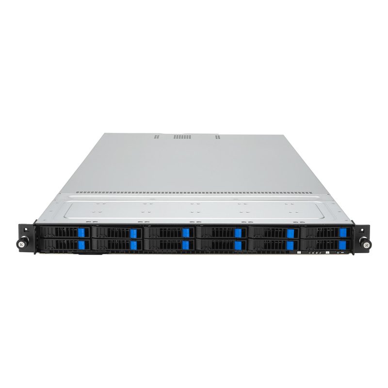 ASUS RS700A-E12-RS12U Socket SP5 Rack (1U) Black, Steel