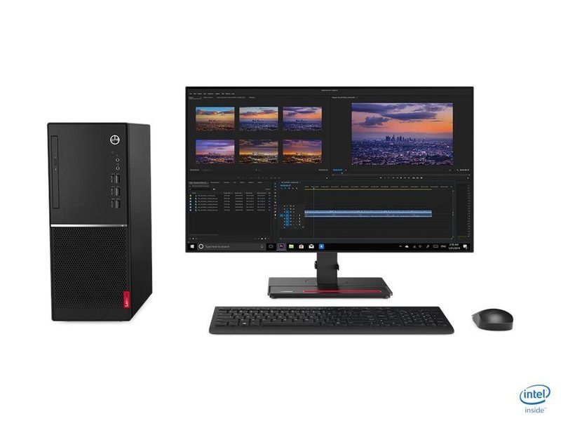 Lenovo V530-15ICR Intel® Core™ i3 i3-9100 4 GB DDR4-SDRAM 1 TB HDD Tower PC Black