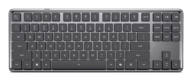 Lenovo 4Y41V37355 keyboard Home/Office USB + RF Wireless + Bluetooth German Grey