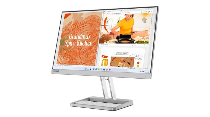 Lenovo L22i-40 computer monitor 54.6 cm (21.5") 1920 x 1080 pixels Full HD Grey