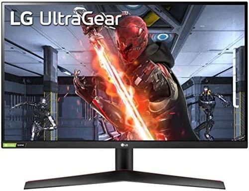 LG 27GN800-B Ultragear Gaming Monitor 27″ QHD (2560 x 1440) IPS Display, IPS 1ms (GtG) Response Time, 144Hz Refresh Rate, NVIDIA G-SYNC Compatible, AMD FreeSync Premium – Black