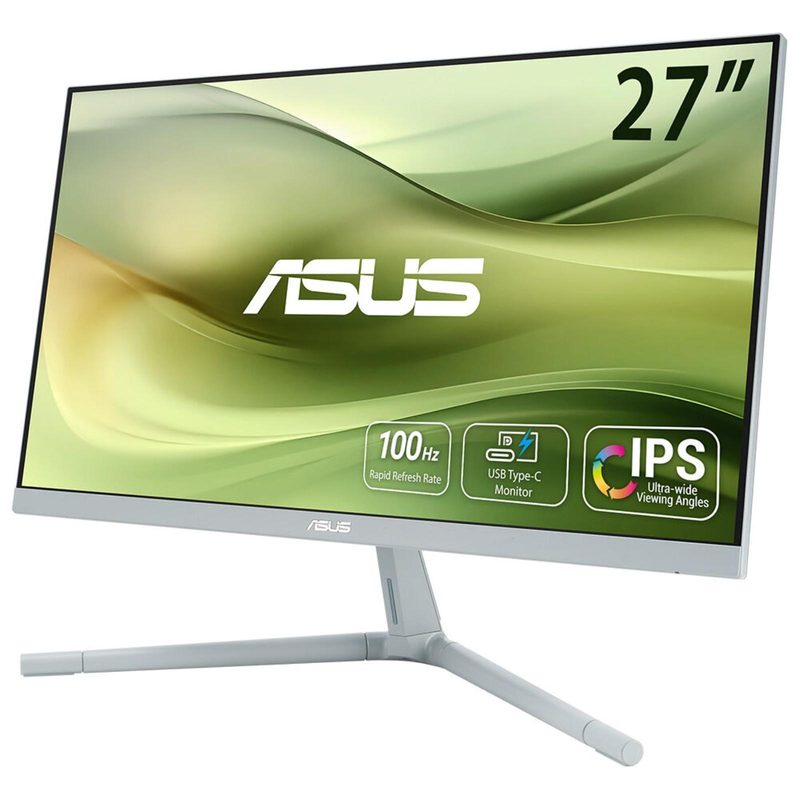 ASUS VU279CFE-G computer monitor 68.6 cm (27") 1920 x 1080 pixels Full HD LCD Green, Grey