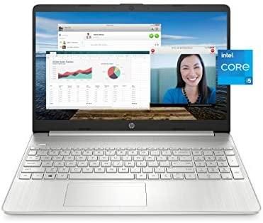 HP 15 Laptop, 11th Gen Intel Core i5-1135G7 Processor, 8 GB RAM, 256 GB SSD Storage, 15.6” Full HD IPS Display, Windows 10 Home, HP Fast Charge, Lightweight Design (15-dy2021nr, 2020)