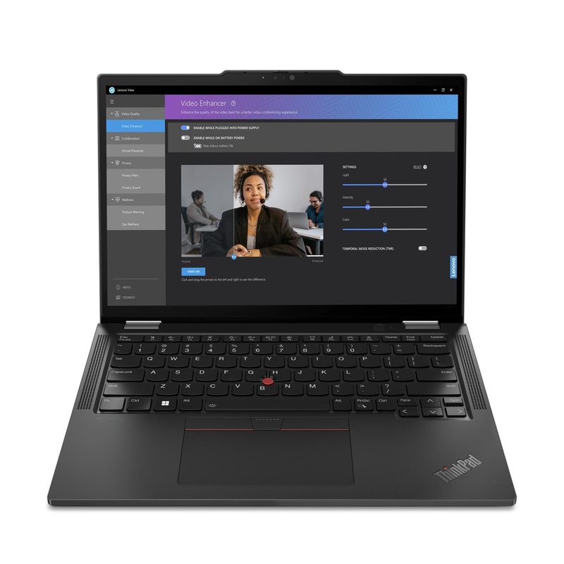 Lenovo ThinkPad X13 2-in-1 Gen 5 Intel Core Ultra 5 135U Hybrid (2-in-1) 33.8 cm (13.3") Touchscreen WUXGA 16 GB LPDDR5x-SDRAM 512 GB SSD Wi-Fi 6E (802.11ax) Windows 11 Pro Black