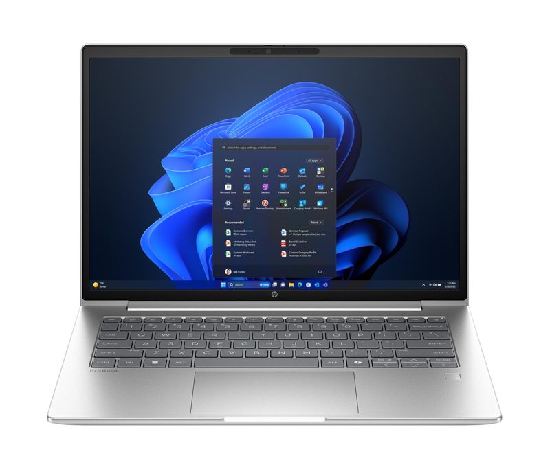 HP ProBook 4 G1ah AMD Ryzen™ 5 220 Laptop 35.6 cm (14") WUXGA 16 GB DDR5-SDRAM 512 GB SSD Wi-Fi 6E (802.11ax) Windows 11 Pro AI PC Silver