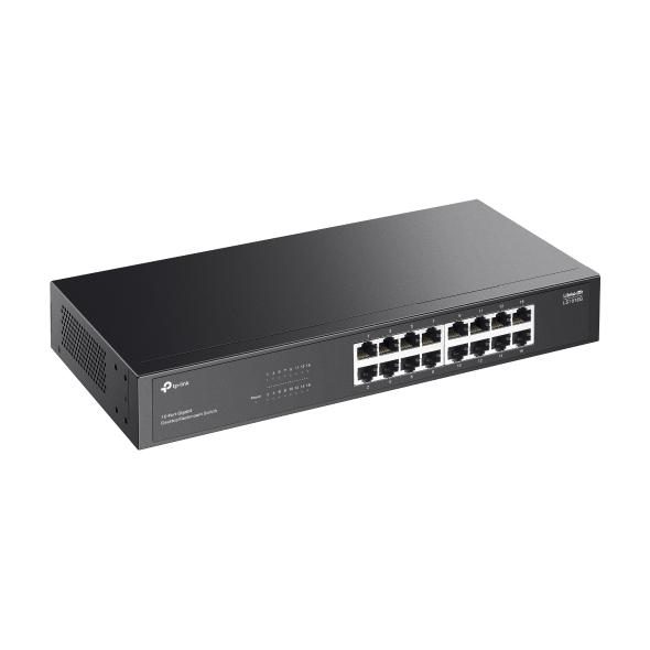 TP-Link LS1016G network switch Unmanaged Gigabit Ethernet (10/100/1000) Black