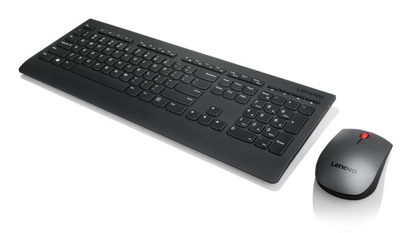 Lenovo 4X30H56826 keyboard Mouse included Home/Office RF Wireless Thai Black