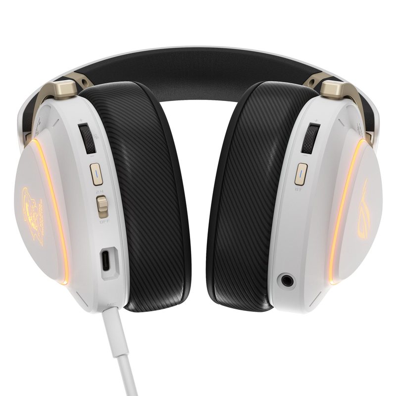 ASUS ROG Delta II-KJP Headset Wired & Wireless Head-band Gaming Bluetooth Black, White
