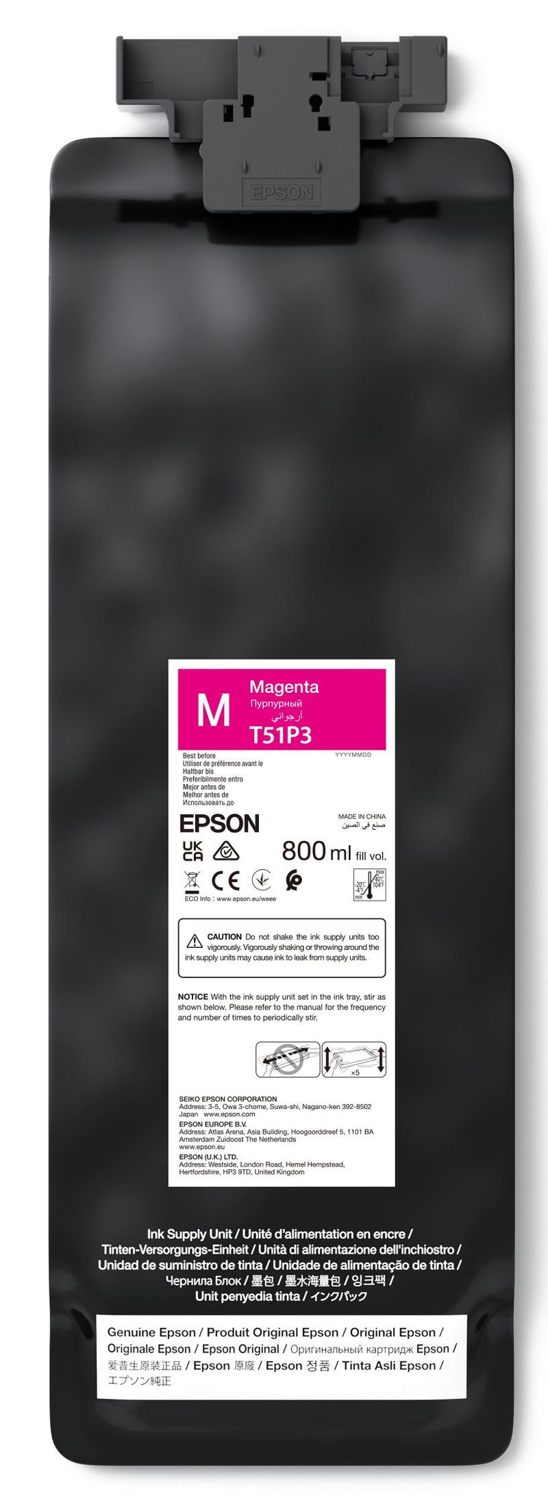 Epson UltraChrome GS3 Magenta T51P300 (800ML)