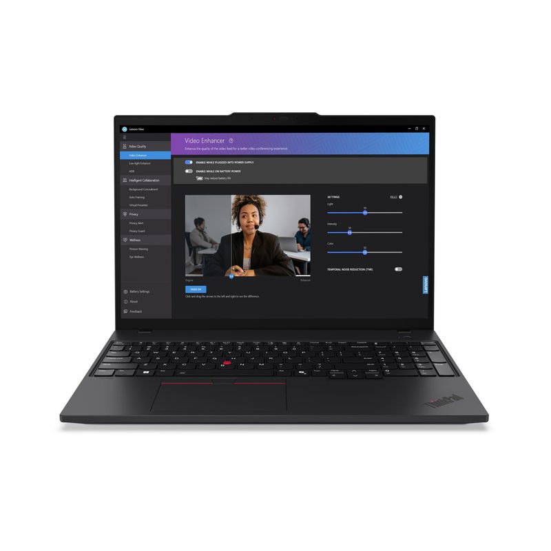 Lenovo ThinkPad T16 Gen 3 Intel Core Ultra 5 135U Laptop 40.6 cm (16") Touchscreen WUXGA 32 GB DDR5-SDRAM 1 TB SSD Wi-Fi 6E (802.11ax) Windows 11 Pro Black Slovenian