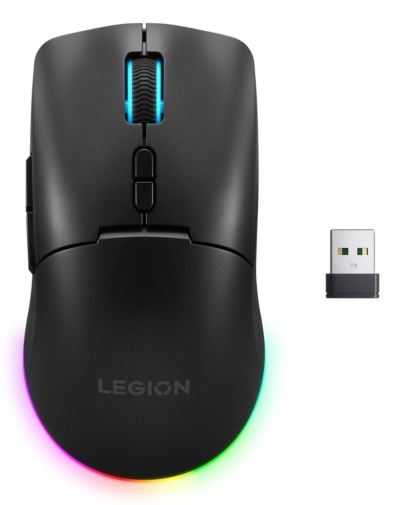 Lenovo Legion M220 mouse Gaming Ambidextrous RF Wireless + Bluetooth + USB Type-C Optical 5000 DPI