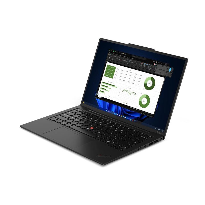 Lenovo ThinkPad X1 Carbon Gen 12 Intel Core Ultra 7 155U Laptop 35.6 cm (14") Touchscreen 2.8K 32 GB LPDDR5x-SDRAM 1 TB SSD Wi-Fi 6E (802.11ax) Windows 11 Pro Black Italian