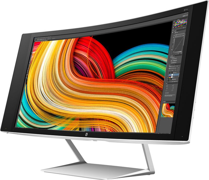HP Z34c computer monitor 86.4 cm (34") 3440 x 1440 pixels UltraWide Quad HD LED Black, Silver