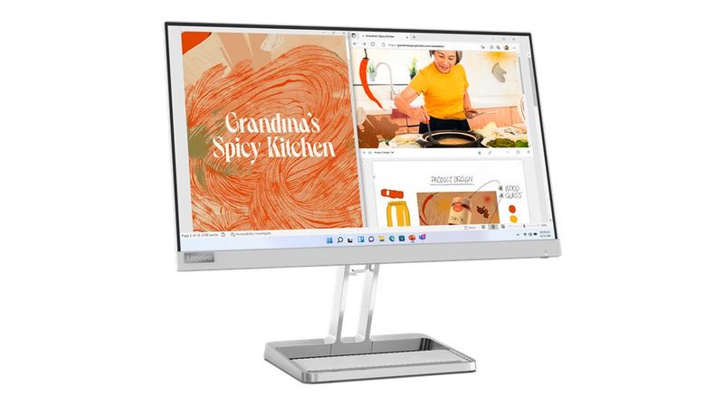 Lenovo L22i-40 computer monitor 54.6 cm (21.5") 1920 x 1080 pixels Full HD Grey